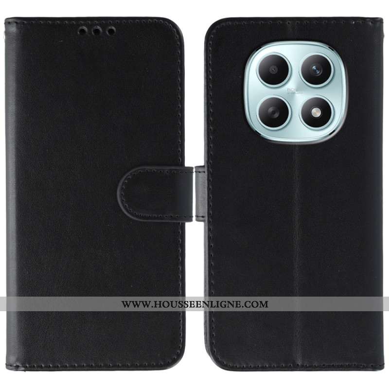 Housse Xiaomi Redmi Note 15 5G / 4G / Poco M8 5G Effet Cuir Uni