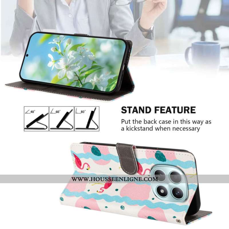 Housse Xiaomi Redmi Note 15 5G / 4G / Poco M8 5G Flamants Roses