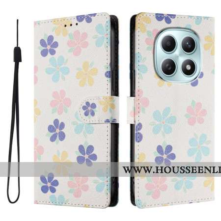Housse Xiaomi Redmi Note 15 5G / 4G / Poco M8 5G Fleurs Colorées