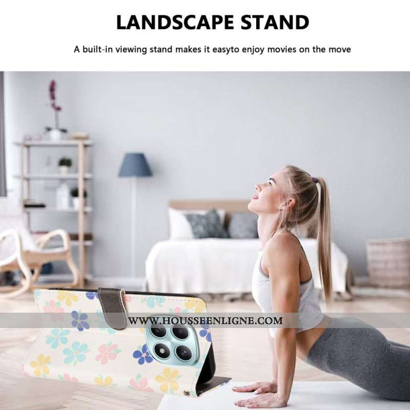 Housse Xiaomi Redmi Note 15 5G / 4G / Poco M8 5G Fleurs Colorées