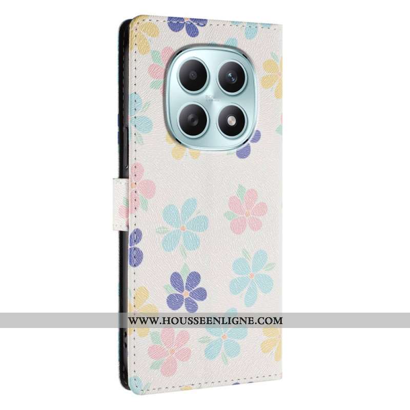 Housse Xiaomi Redmi Note 15 5G / 4G / Poco M8 5G Fleurs Colorées