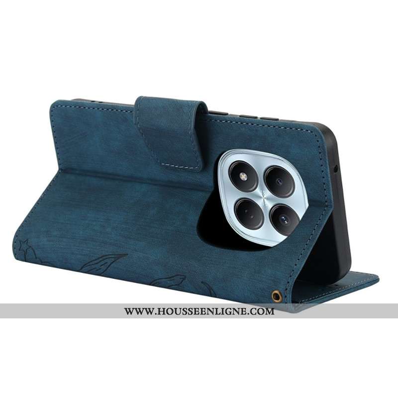 Housse Xiaomi Redmi Note 15 5G / 4G / Poco M8 5G Fleurs et Papillons