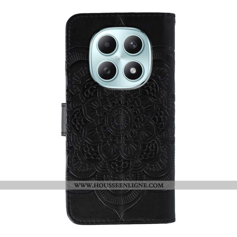 Housse Xiaomi Redmi Note 15 5G / 4G / Poco M8 5G Mandala et Strass