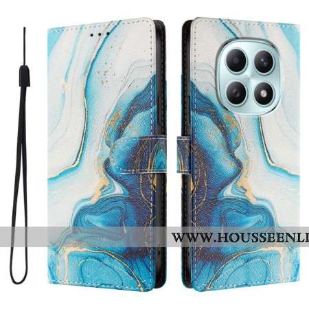 Housse Xiaomi Redmi Note 15 5G / 4G / Poco M8 5G Marbre Bleu