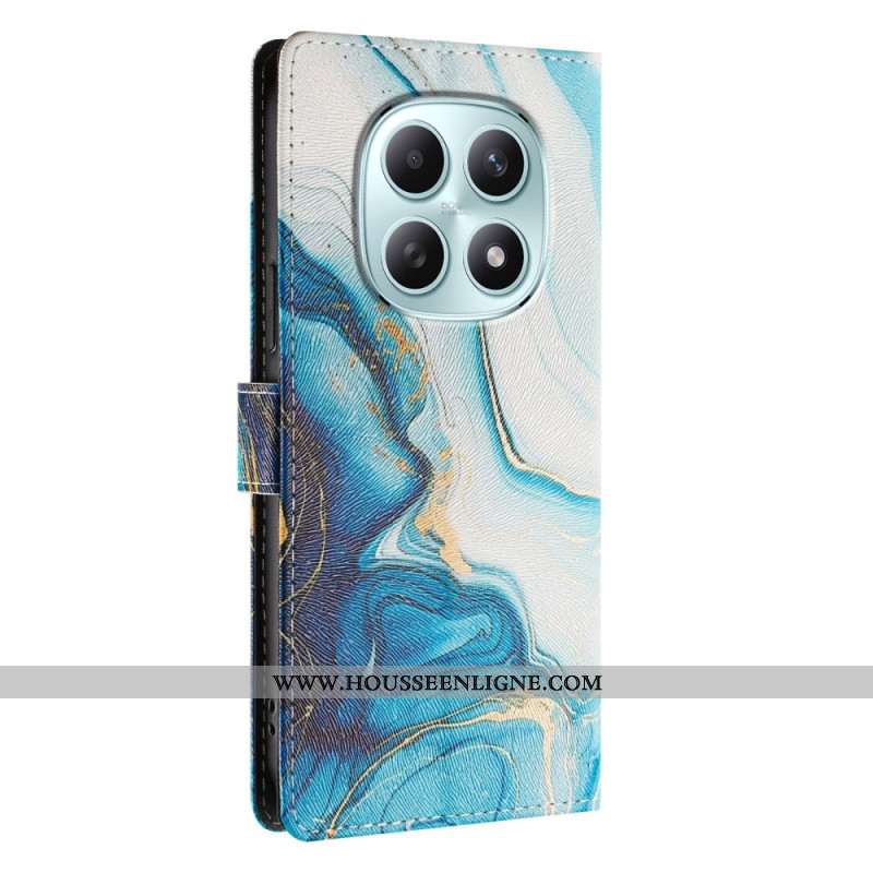 Housse Xiaomi Redmi Note 15 5G / 4G / Poco M8 5G Marbre Bleu