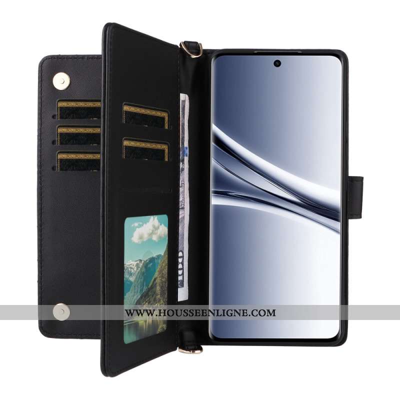 Housse Xiaomi Redmi Note 15 5G / 4G / Poco M8 5G Matelassée avec Bandoulière et Lanière