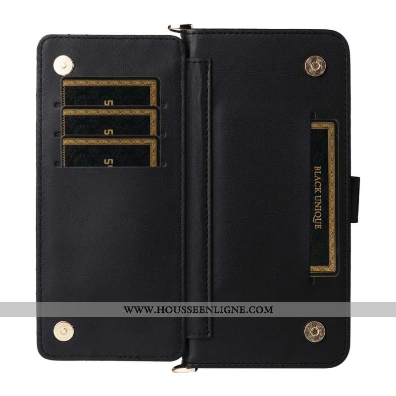 Housse Xiaomi Redmi Note 15 5G / 4G / Poco M8 5G Matelassée avec Bandoulière et Lanière