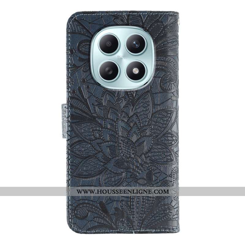 Housse Xiaomi Redmi Note 15 5G / 4G / Poco M8 5G Motif Floral Dentelle