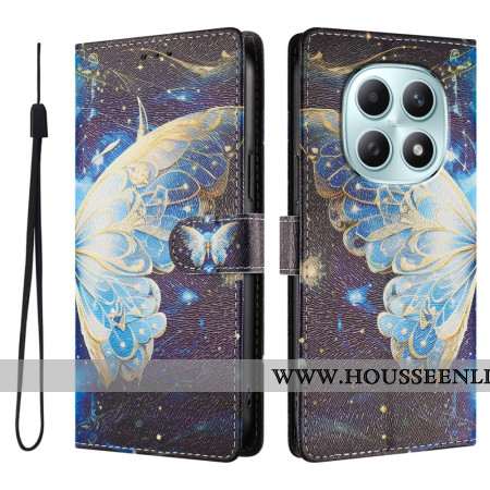 Housse Xiaomi Redmi Note 15 5G / 4G / Poco M8 5G Papillon aux Étoiles