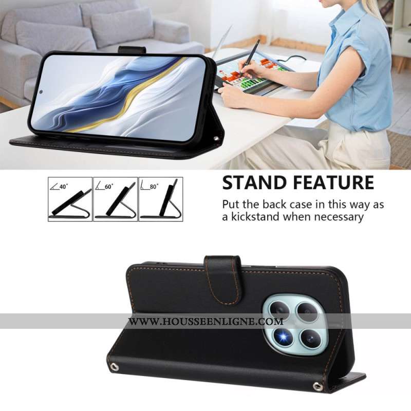 Housse Xiaomi Redmi Note 15 5G / 4G / Poco M8 5G Simili Cuir Uin