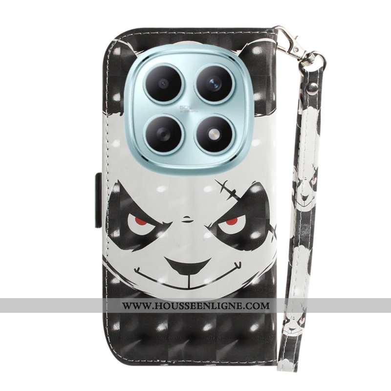 Housse Xiaomi Redmi Note 15 5G / Poco M8 5G Angry Panda à Lanière