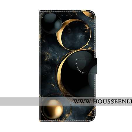 Housse Xiaomi Redmi Note 15 5G / Poco M8 5G Anneaux Dorés