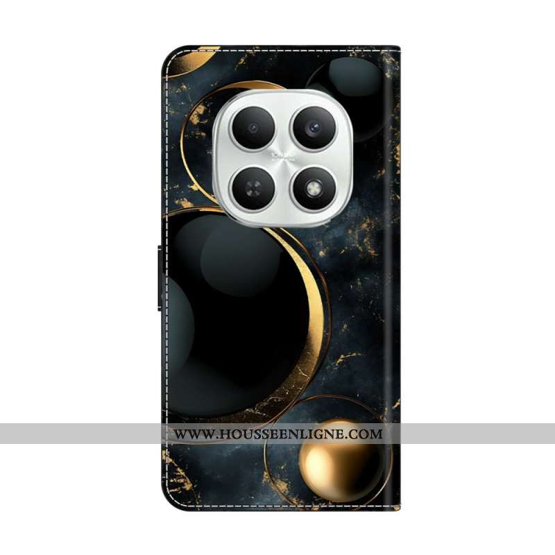 Housse Xiaomi Redmi Note 15 5G / Poco M8 5G Anneaux Dorés