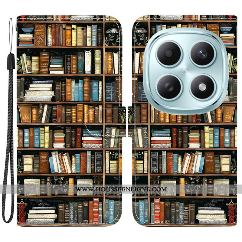Housse Xiaomi Redmi Note 15 5G / Poco M8 5G Bibliothèque