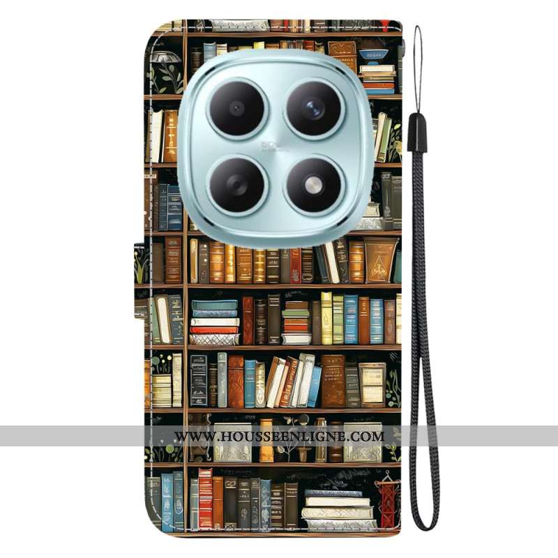 Housse Xiaomi Redmi Note 15 5G / Poco M8 5G Bibliothèque