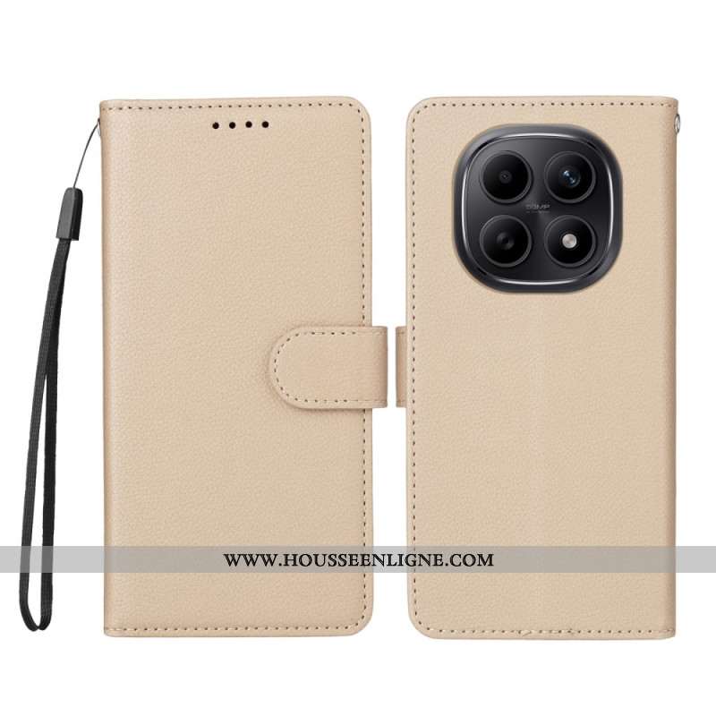 Housse Xiaomi Redmi Note 15 5G / Poco M8 5G Blocage RFID et Lanière