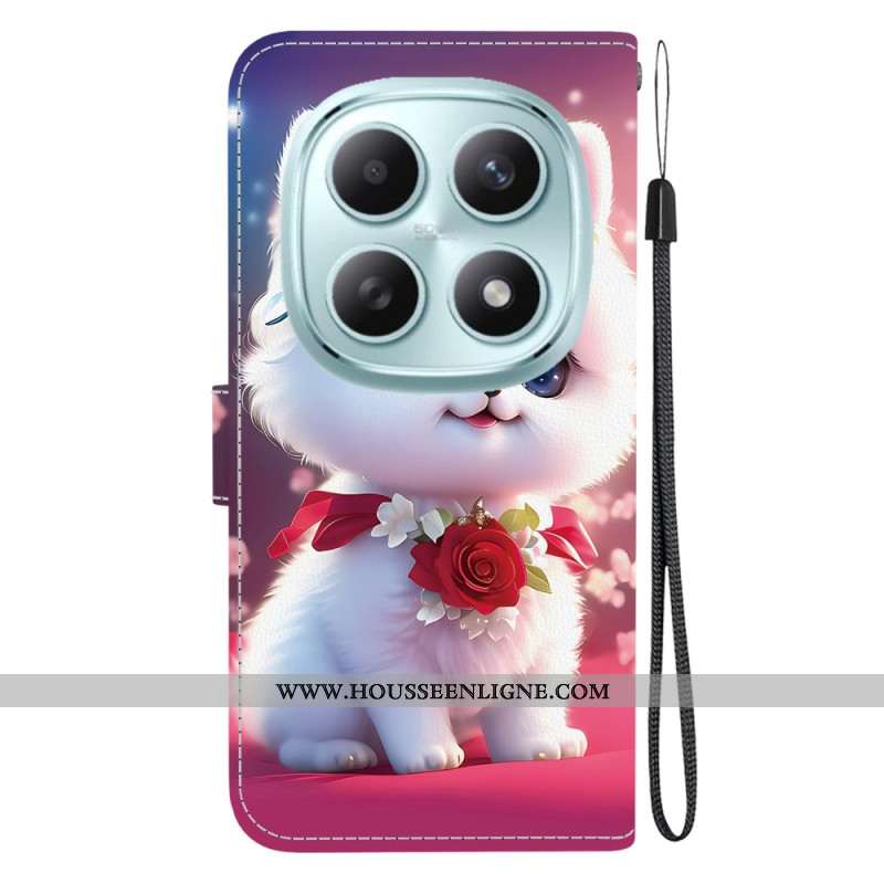 Housse Xiaomi Redmi Note 15 5G / Poco M8 5G Chat et Roses