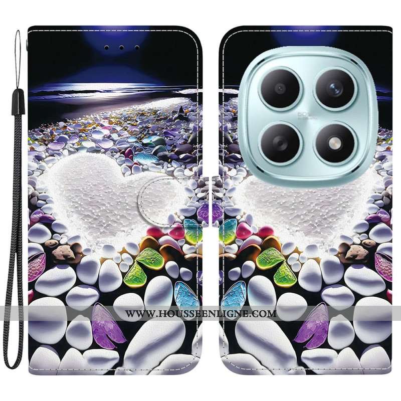 Housse Xiaomi Redmi Note 15 5G / Poco M8 5G Cœur Blanc