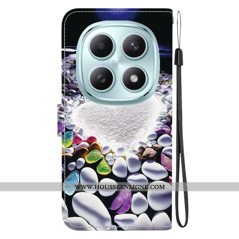 Housse Xiaomi Redmi Note 15 5G / Poco M8 5G Cœur Blanc