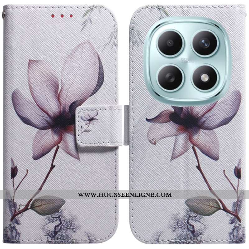 Housse Xiaomi Redmi Note 15 5G / Poco M8 5G Fleur Rose