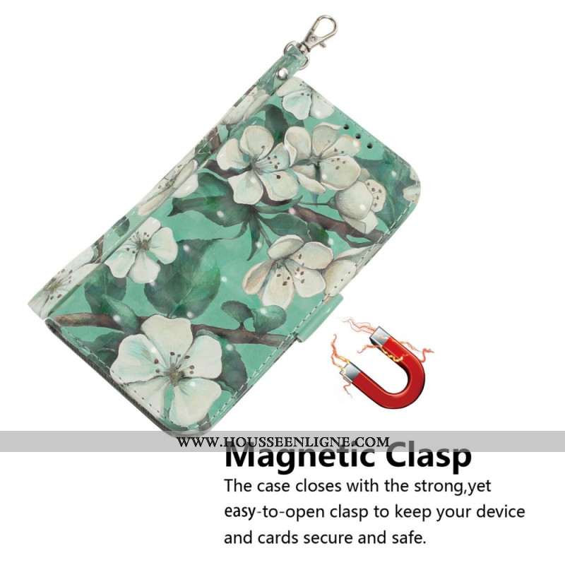 Housse Xiaomi Redmi Note 15 5G / Poco M8 5G Fleurs Aquarelle