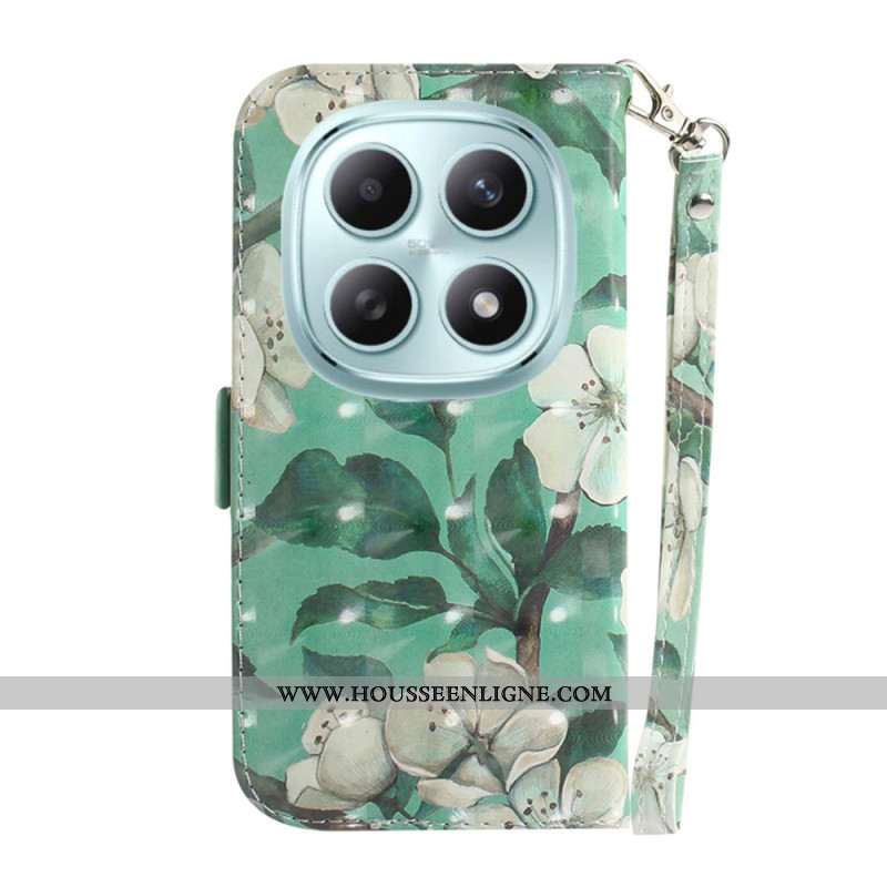 Housse Xiaomi Redmi Note 15 5G / Poco M8 5G Fleurs Aquarelle