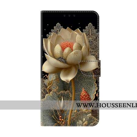 Housse Xiaomi Redmi Note 15 5G / Poco M8 5G Lotus Doré