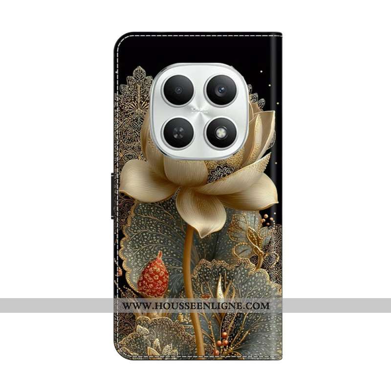 Housse Xiaomi Redmi Note 15 5G / Poco M8 5G Lotus Doré