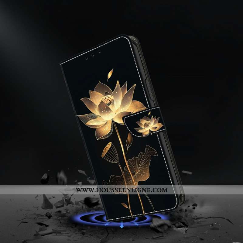 Housse Xiaomi Redmi Note 15 5G / Poco M8 5G Lotus Doré