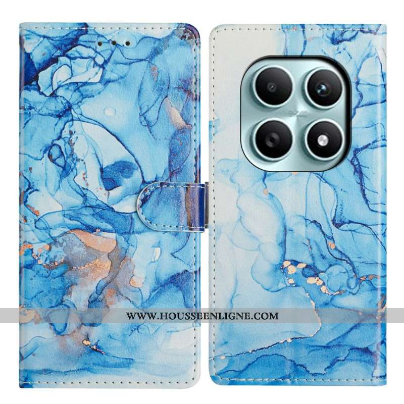 Housse Xiaomi Redmi Note 15 5G / Poco M8 5G Marbre Bleu