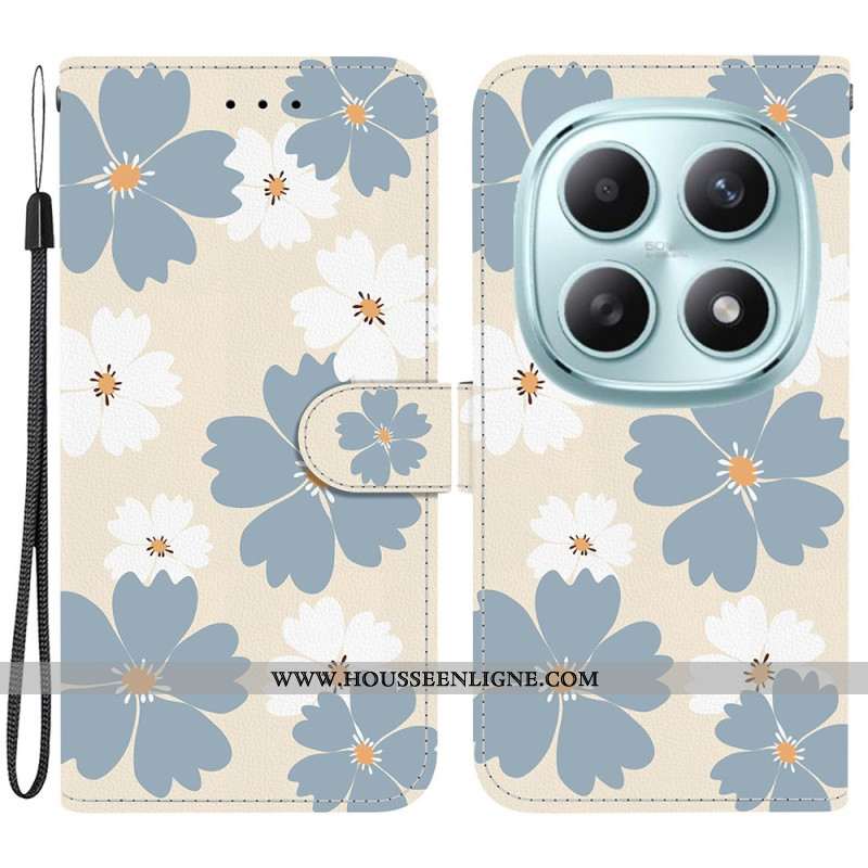 Housse Xiaomi Redmi Note 15 5G / Poco M8 5G Marguerites Bleues