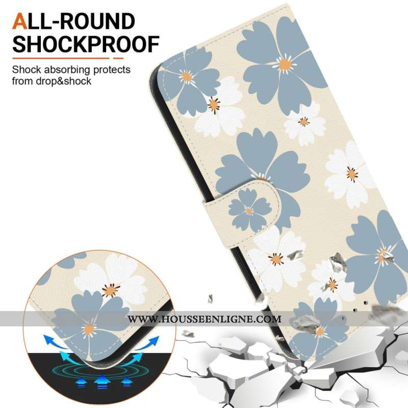 Housse Xiaomi Redmi Note 15 5G / Poco M8 5G Marguerites Bleues