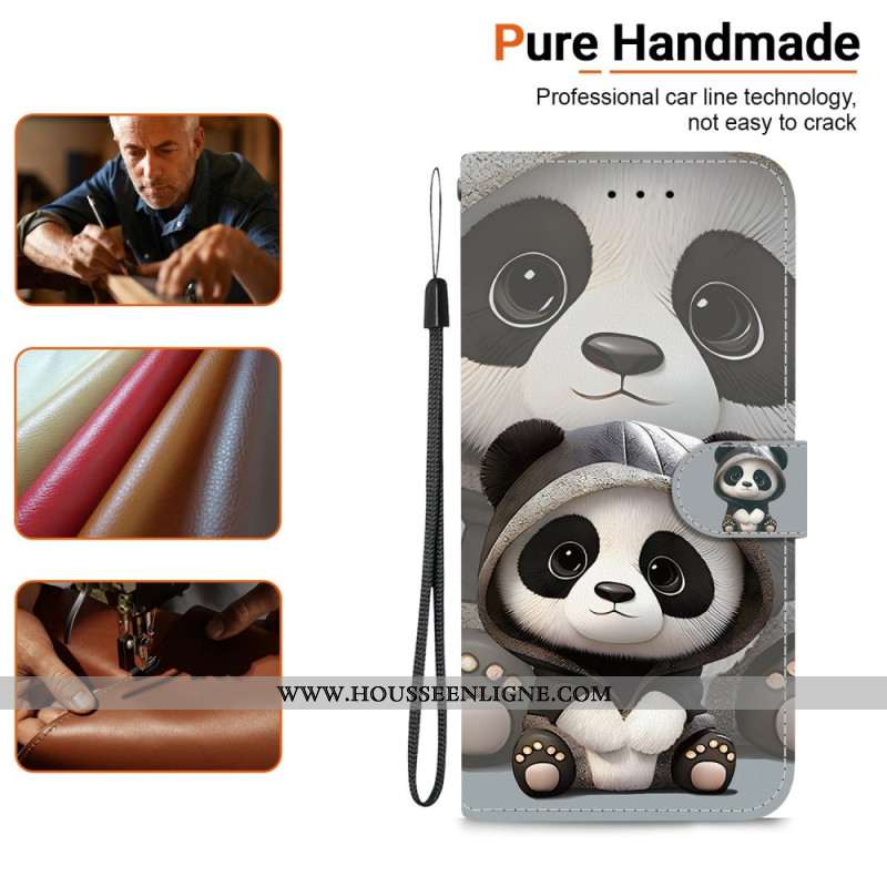 Housse Xiaomi Redmi Note 15 5G / Poco M8 5G Motif Panda
