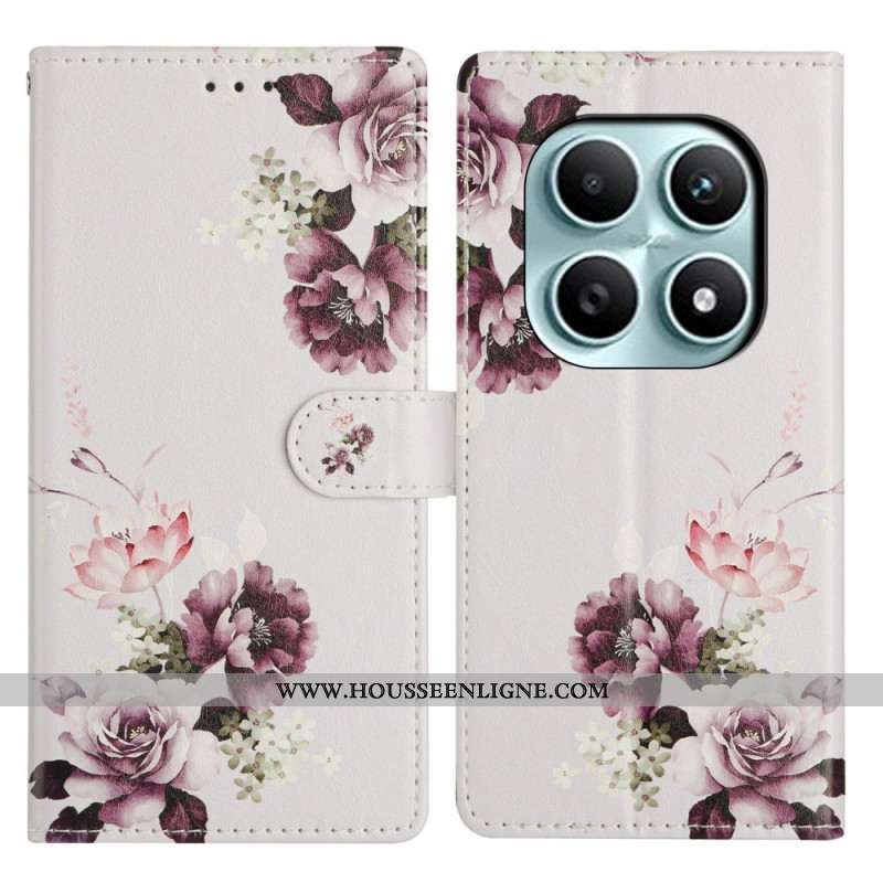 Housse Xiaomi Redmi Note 15 5G / Poco M8 5G Motif Rose Croix