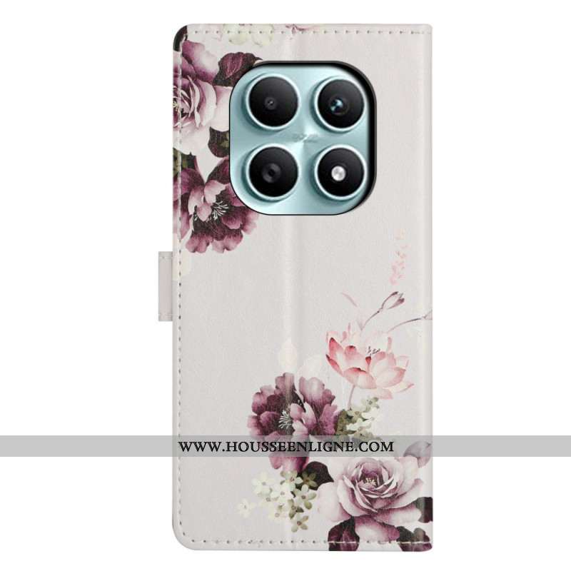 Housse Xiaomi Redmi Note 15 5G / Poco M8 5G Motif Rose Croix