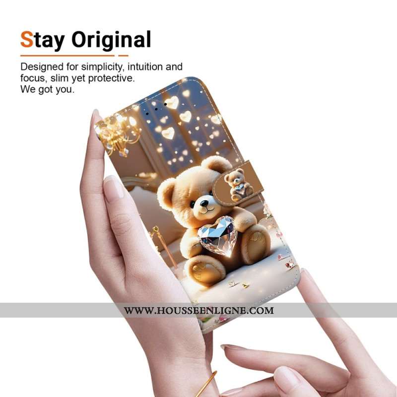 Housse Xiaomi Redmi Note 15 5G / Poco M8 5G Ourson Diamant