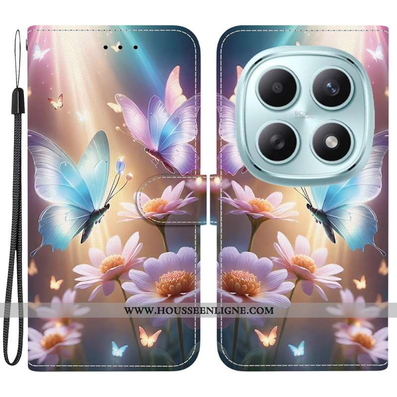 Housse Xiaomi Redmi Note 15 5G / Poco M8 5G Papillon Floral
