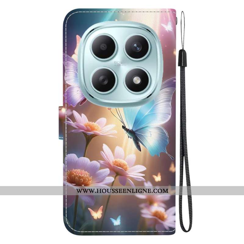 Housse Xiaomi Redmi Note 15 5G / Poco M8 5G Papillon Floral