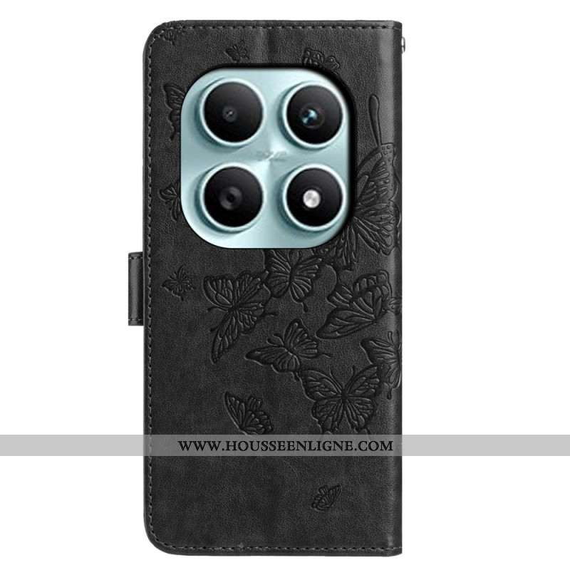 Housse Xiaomi Redmi Note 15 5G / Poco M8 5G Papillon Gravé