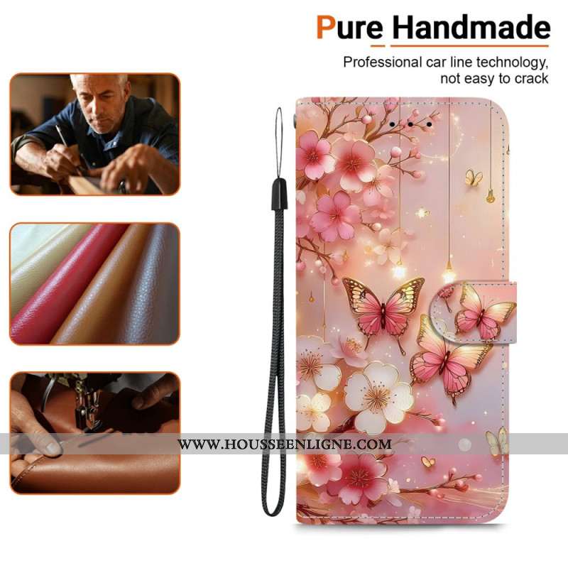 Housse Xiaomi Redmi Note 15 5G / Poco M8 5G Papillons Lanterne