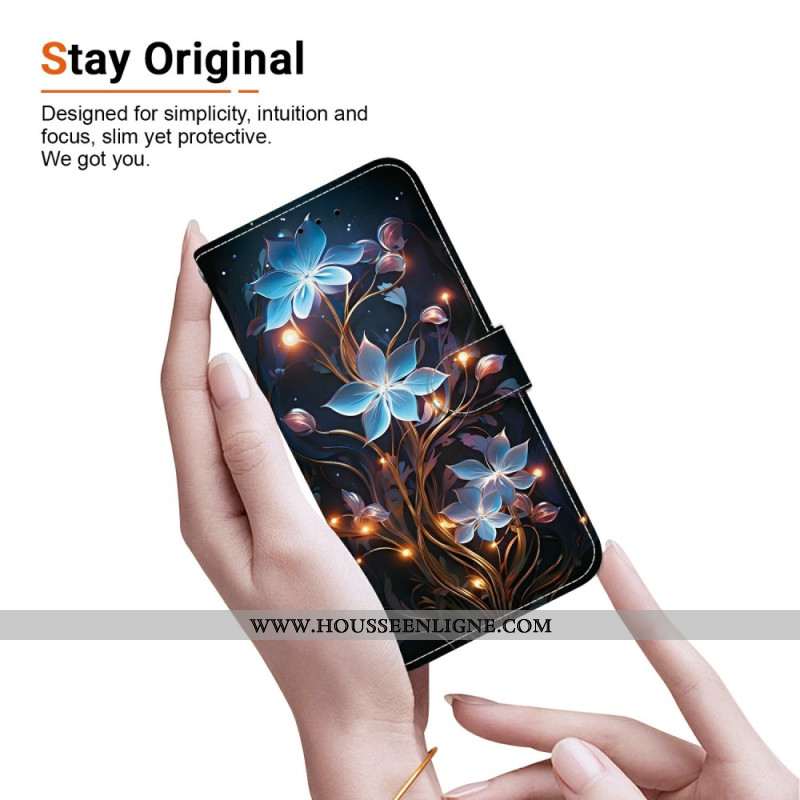 Housse Xiaomi Redmi Note 15 5G / Poco M8 5G Petites Fleurs Lanternes