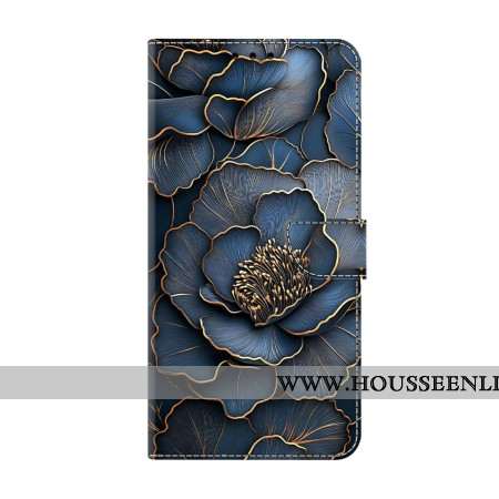 Housse Xiaomi Redmi Note 15 5G / Poco M8 5G Pivoine Bleu Doré