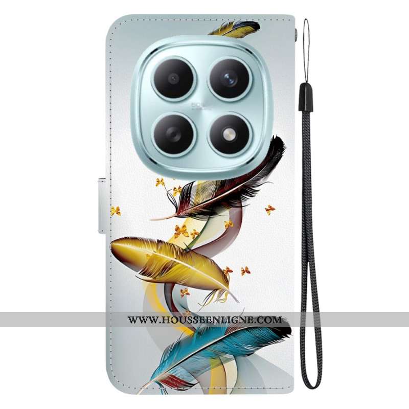 Housse Xiaomi Redmi Note 15 5G / Poco M8 5G Plumes Colorées