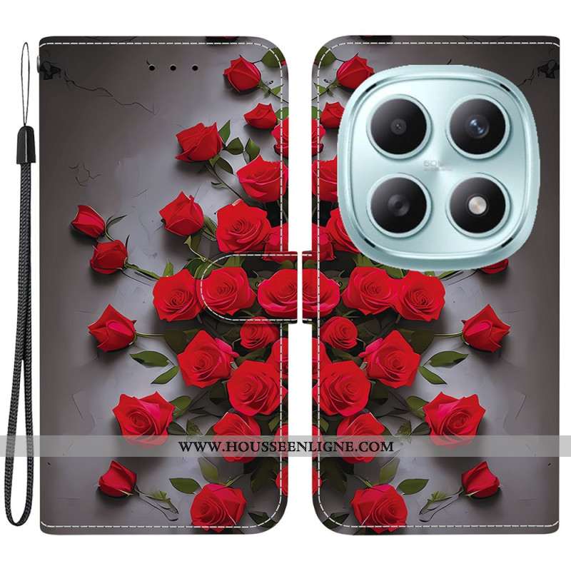 Housse Xiaomi Redmi Note 15 5G / Poco M8 5G Roses Rouges