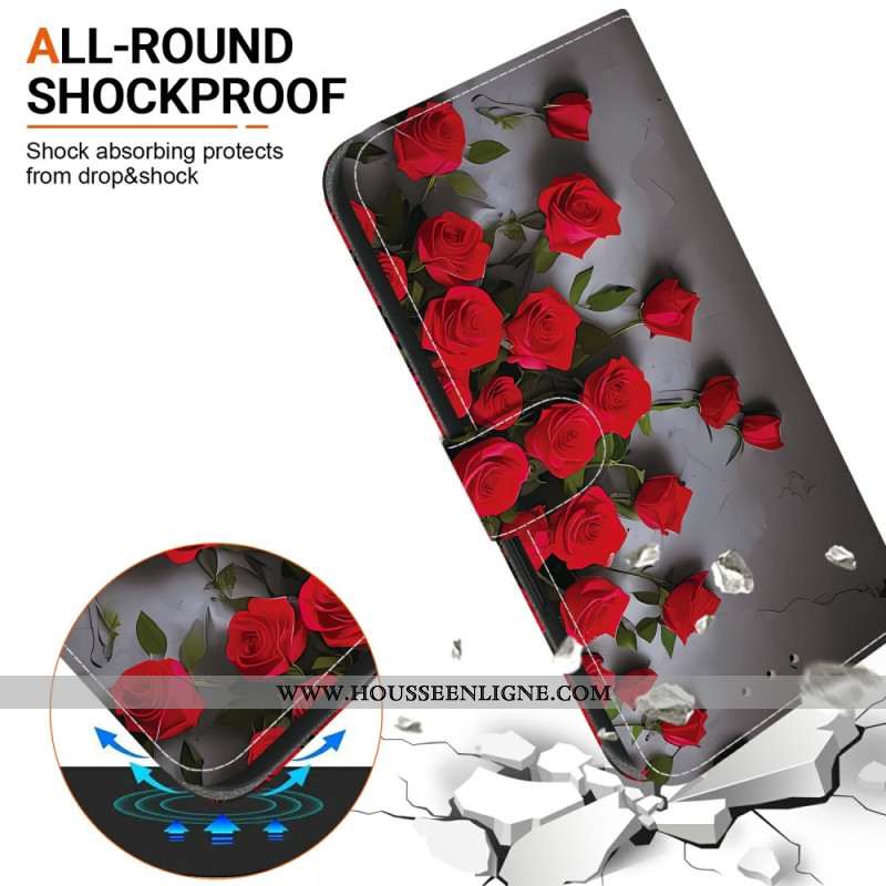 Housse Xiaomi Redmi Note 15 5G / Poco M8 5G Roses Rouges