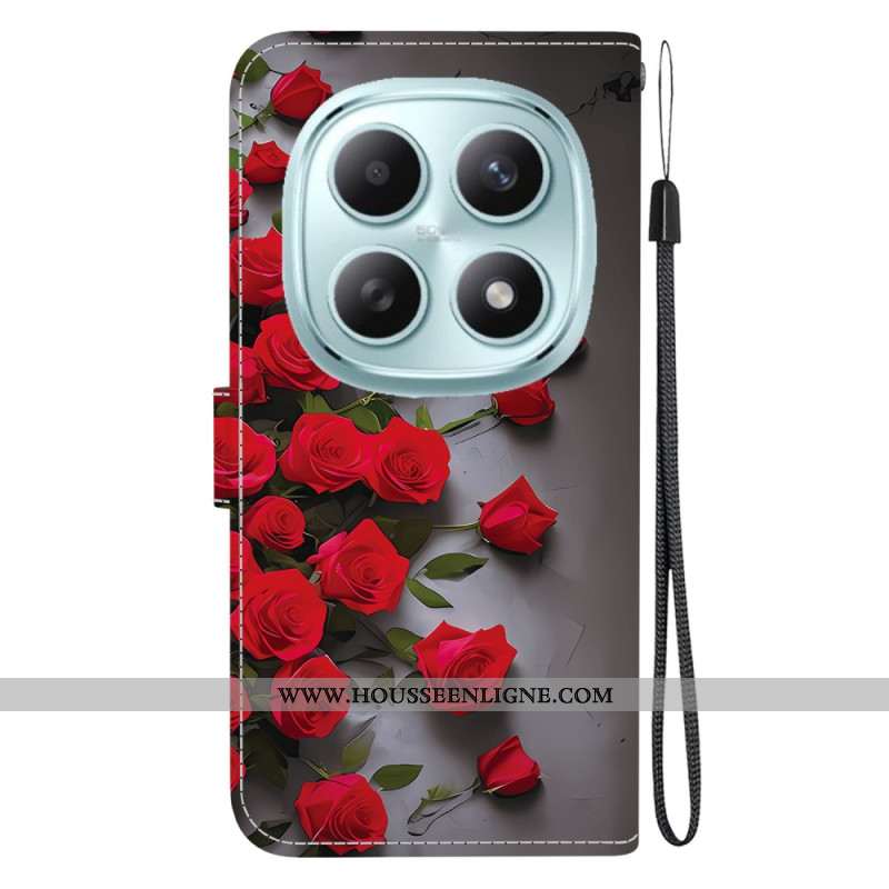 Housse Xiaomi Redmi Note 15 5G / Poco M8 5G Roses Rouges