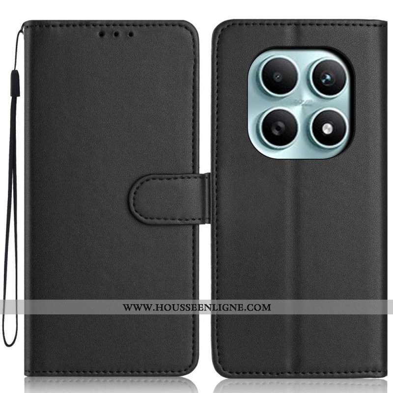 Housse Xiaomi Redmi Note 15 5G / Poco M8 5G Simili Cuir Uni