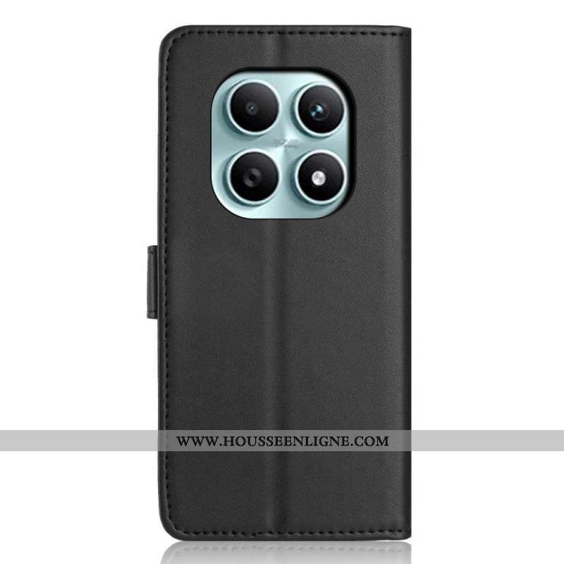 Housse Xiaomi Redmi Note 15 5G / Poco M8 5G Simili Cuir Uni