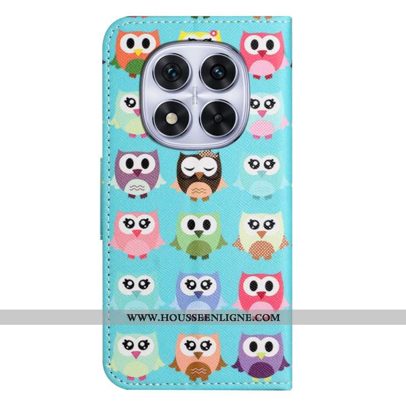 Housse Xiaomi Redmi Note 15 Pro 5G Chouettes