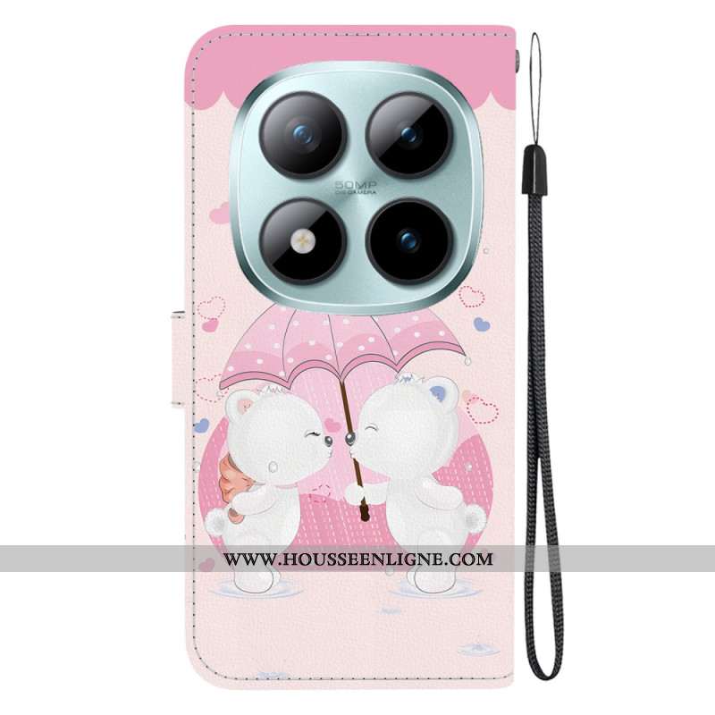Housse Xiaomi Redmi Note 15 Pro 5G Couple d'Oursons